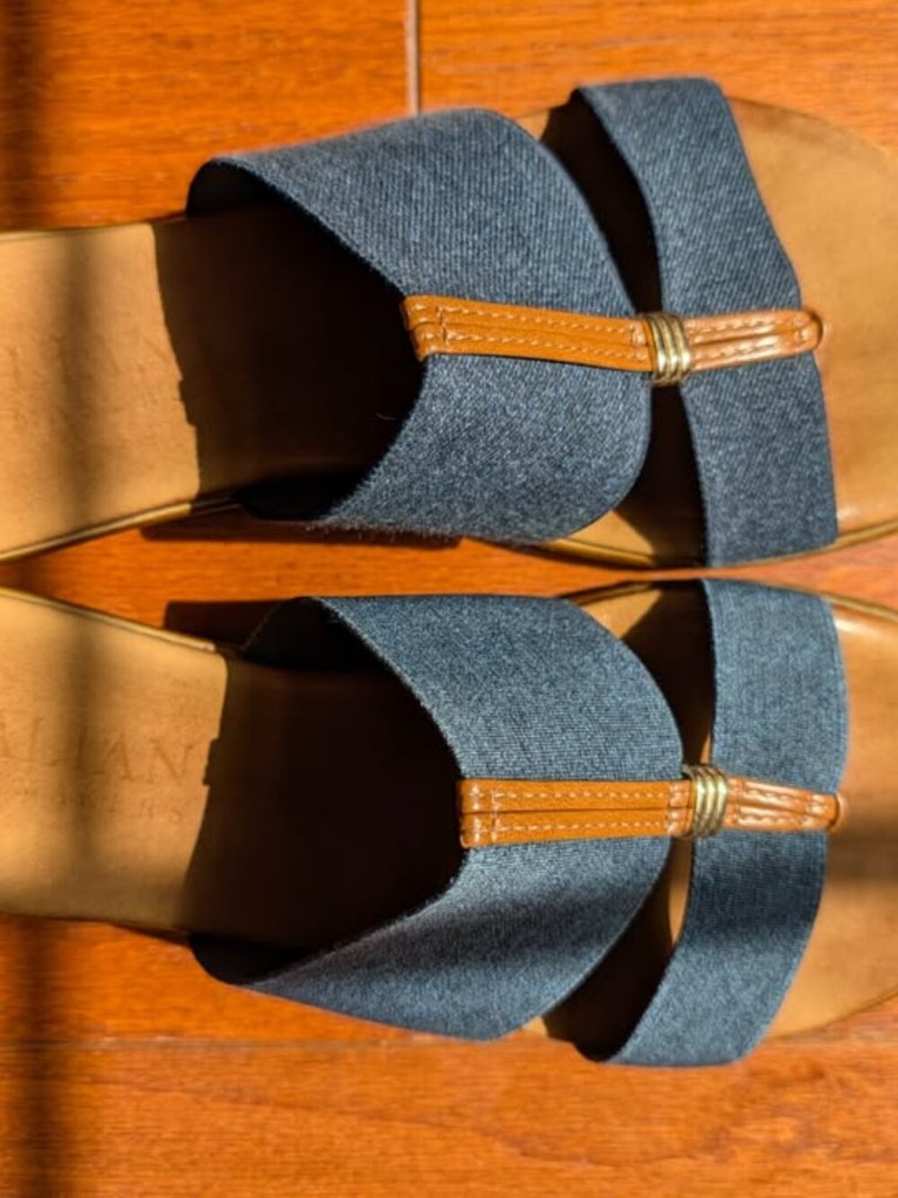 Italian Shoemakers Neema Sandal - Women's 8 - Denim - Picture 3 of 6